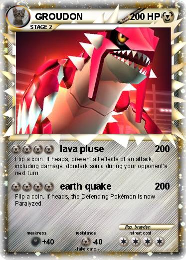 Pokemon GROUDON
