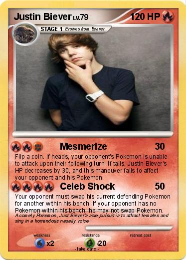 Pokemon Justin Biever