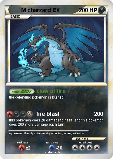 Pokemon M charzard EX
