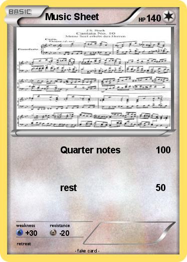 Pokemon Music Sheet