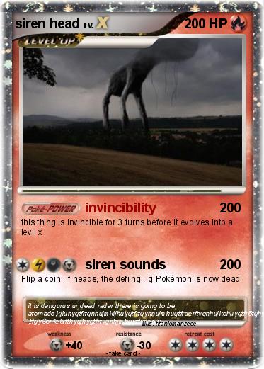 Pokemon siren head