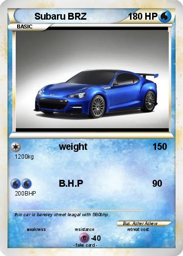 Pokemon Subaru BRZ