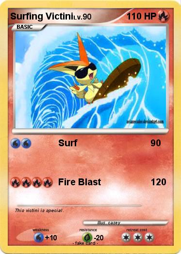 Pokemon Surfing Victini