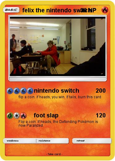 Pokemon felix the nintendo switch