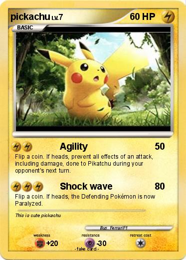 Pokemon pickachu