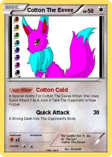 Pokemon Cotton The Eevee