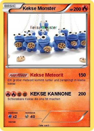 Pokemon Kekse Monster