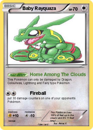 Pokemon Baby Rayquaza