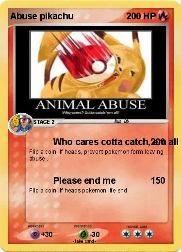 Pokemon Abuse pikachu