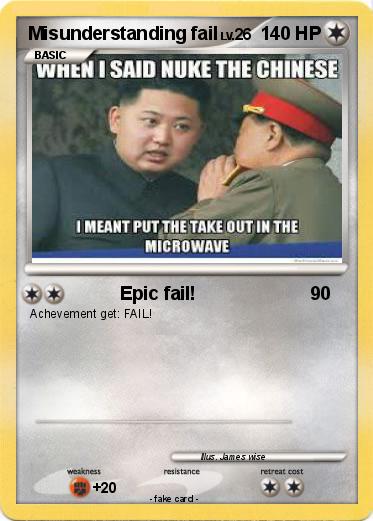 Pokemon Misunderstanding fail