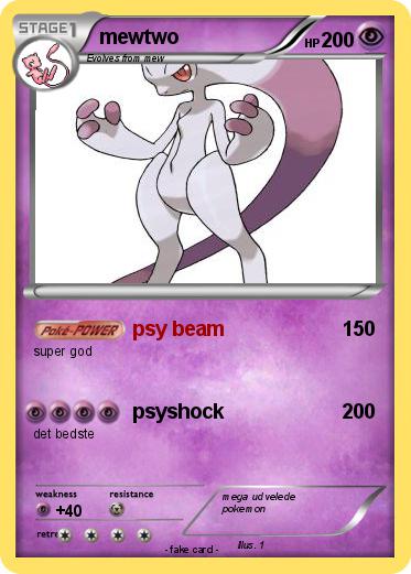 Pokemon mewtwo