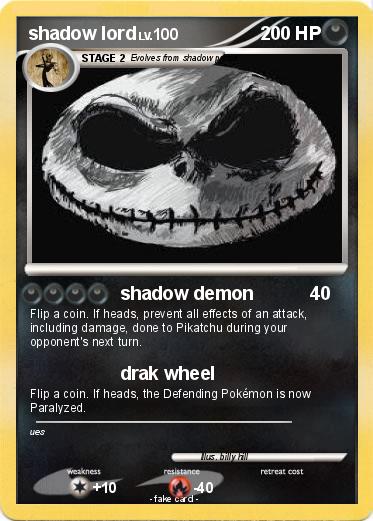 Pokemon shadow lord