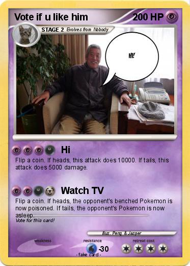 Pokemon Vote if u like him