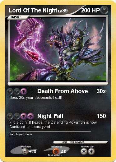 Pokemon Lord Of The Night