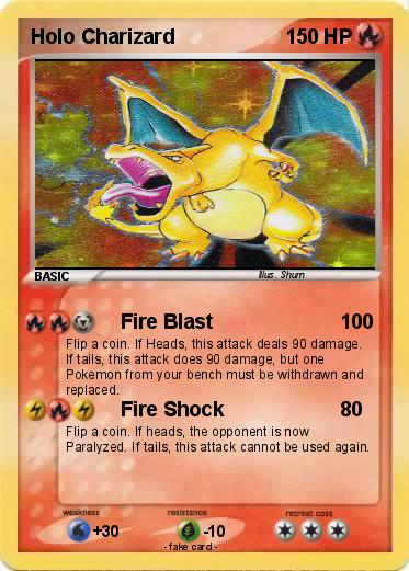 Pokemon Holo Charizard