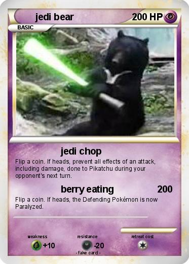 Pokemon jedi bear