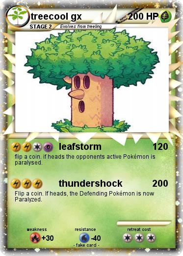 Pokemon treecool gx