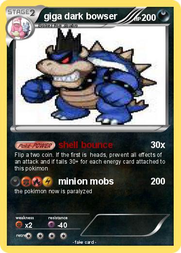 Pokemon giga dark bowser