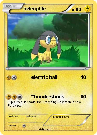 Pokemon heleoptile