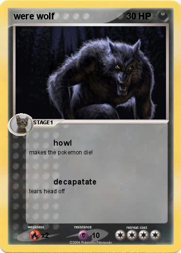 Pokemon were wolf