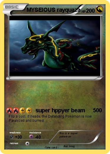 Pokemon MYSEIOUS rayquaza