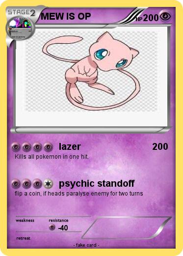 Pokemon MEW IS OP