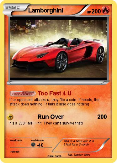 Pokemon Lamborghini