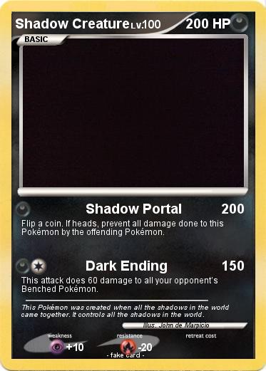 Pokemon Shadow Creature