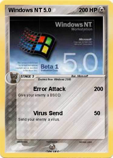 Pokemon Windows NT 5.0