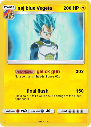 Pokemon ssj blue Vegeta