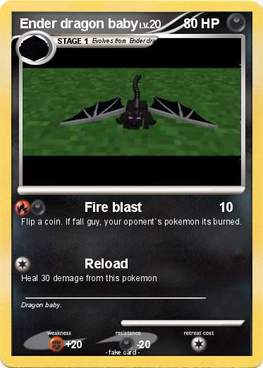Pokemon Ender dragon baby