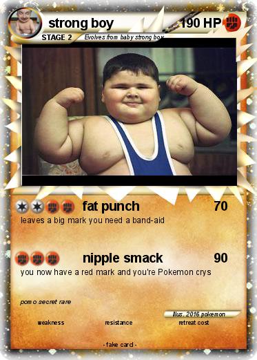 Pokemon strong boy