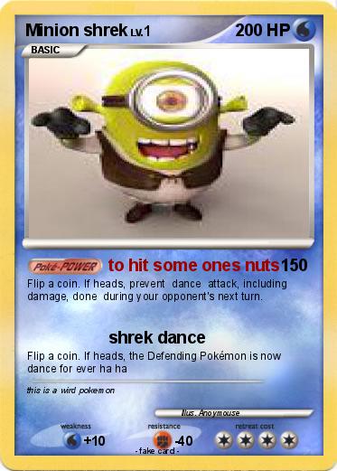 Pokemon Minion shrek