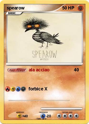 Pokemon spearow