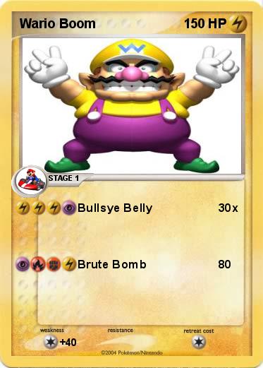 Pokemon Wario Boom