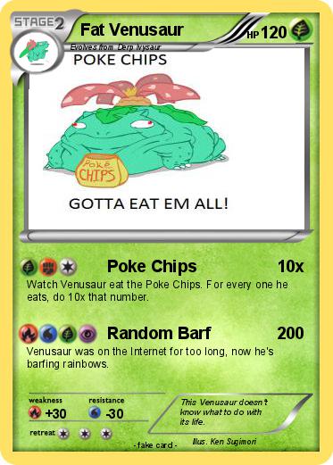 Pokemon Fat Venusaur