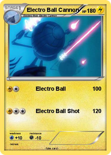 Pokemon Electro Ball Cannon