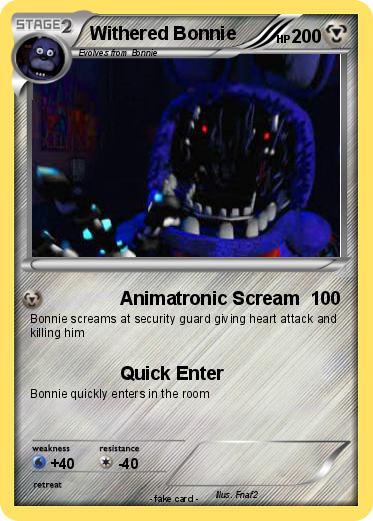 Pokemon Withered Bonnie