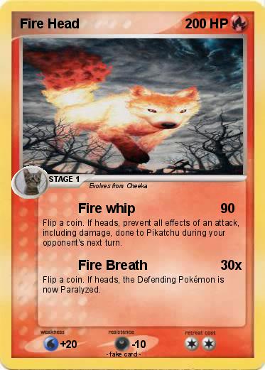 Pokemon Fire Head