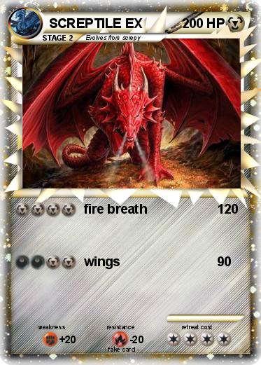 Pokemon SCREPTILE EX