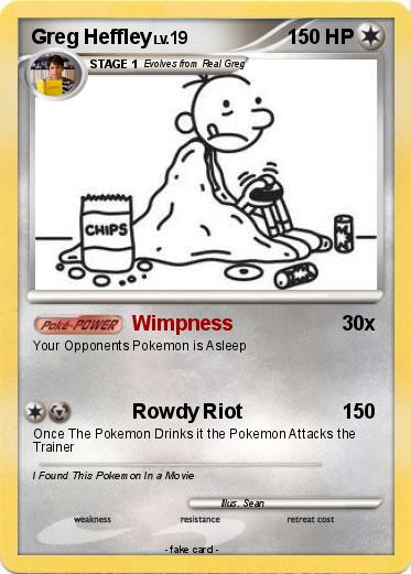 Pokemon Greg Heffley