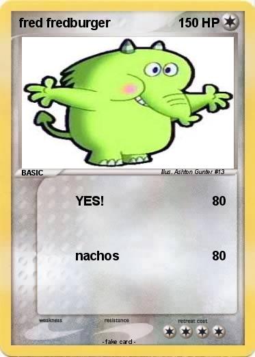 Pokemon fred fredburger