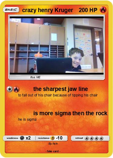 Pokemon crazy henry Kruger