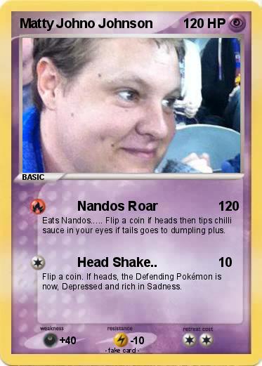 Pokemon Matty Johno Johnson