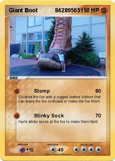 Pokemon Giant Boot           84289565
