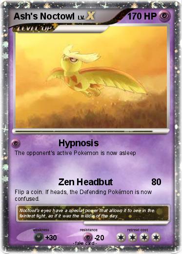 Pokemon Ash's Noctowl