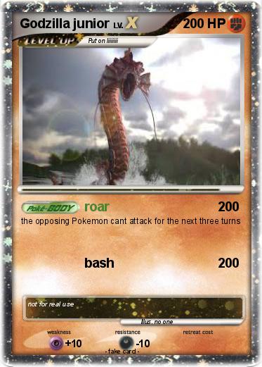 Pokemon Godzilla junior