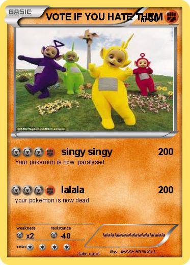 Pokemon VOTE IF YOU HATE THEM