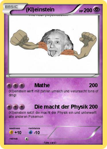 Pokemon (Kl)einstein
