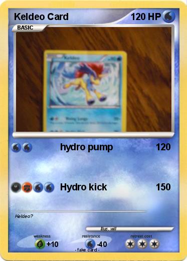 Pokemon Keldeo Card